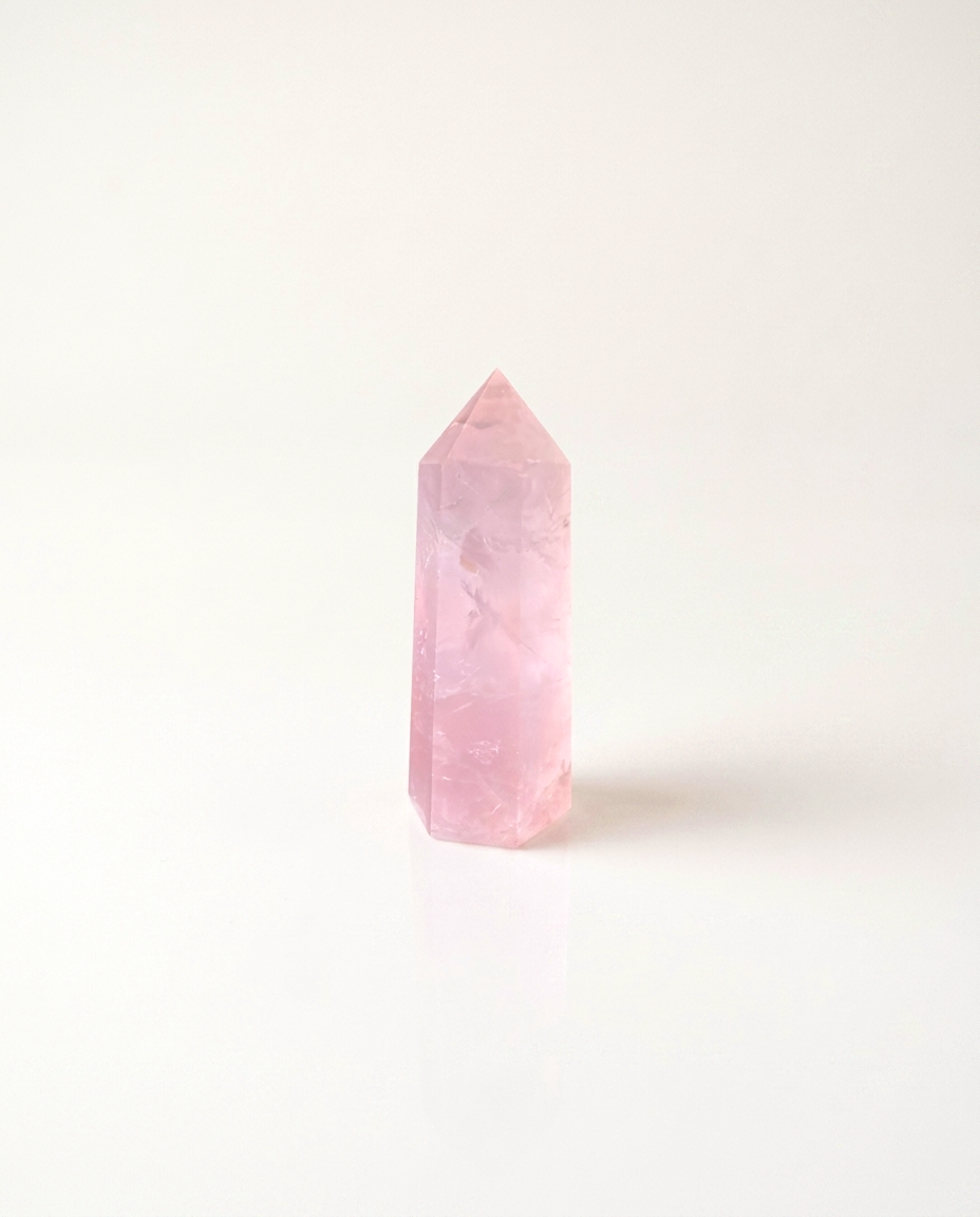 Rose Quartz Prism Point Crystal photo 2