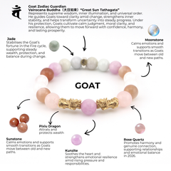 Goat Zodiac Bracelet | The Luminous Pivot
