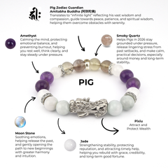 Pig Zodiac Bracelet | Graceful Abundance