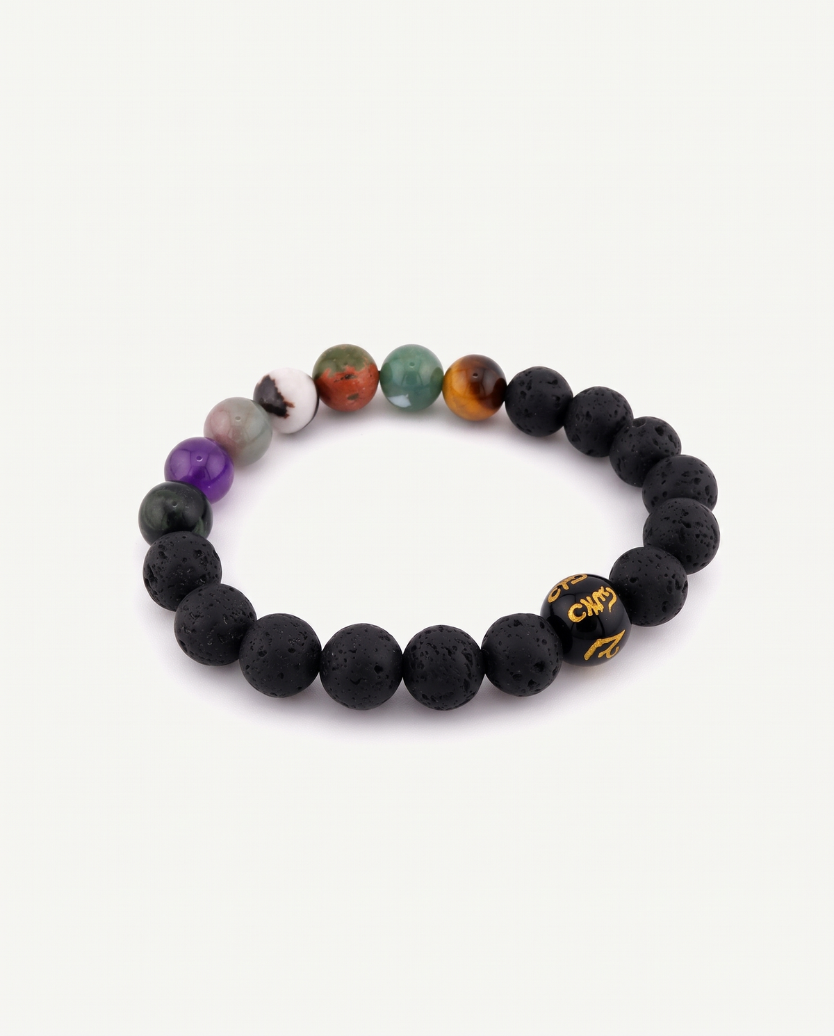 Lava Stone Bracelet, alternate view