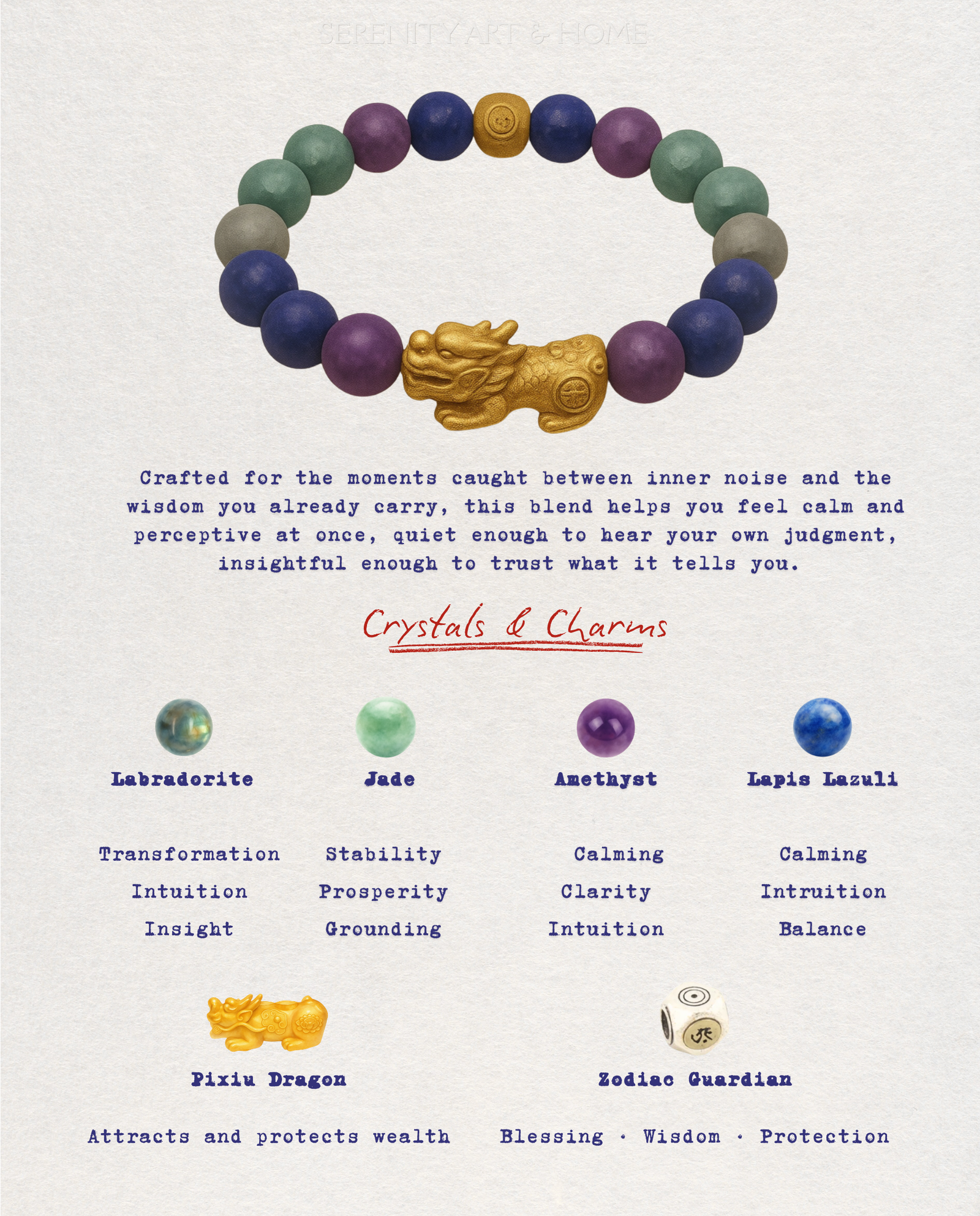 Nine Heavens Pixiu Bracelet, side view