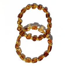 Piebald Amber Bracelet