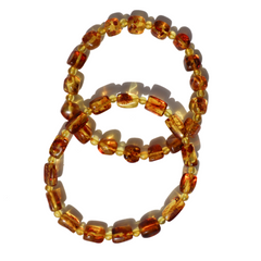 Piebald Amber Bracelet