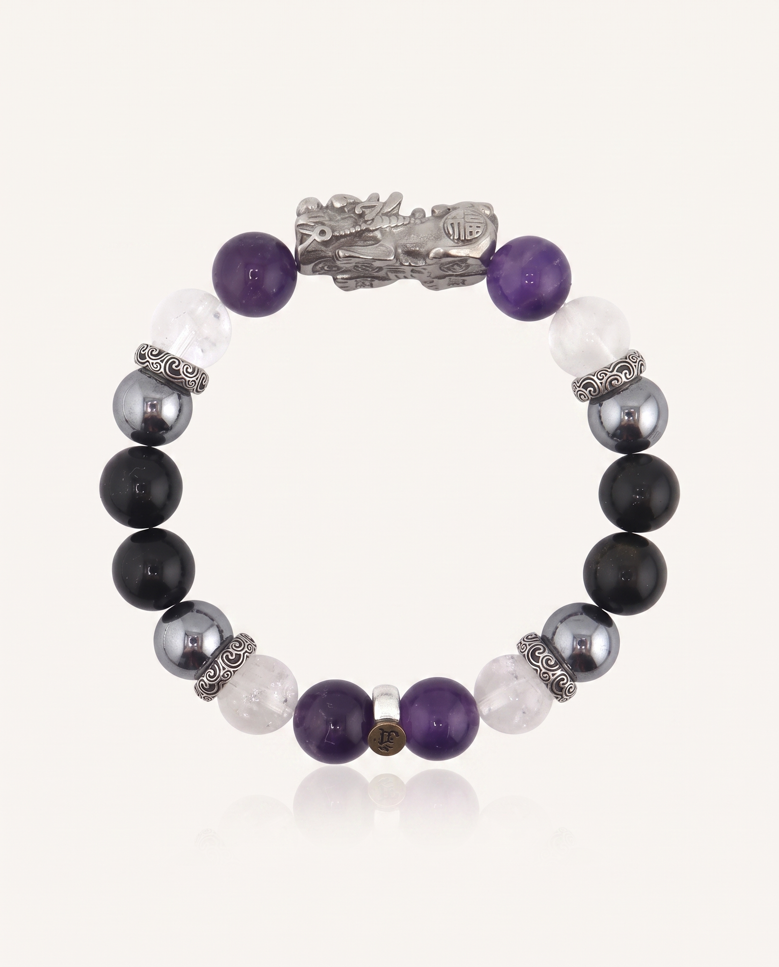 Obsidian Oath Pixiu Bracelet, alternate view