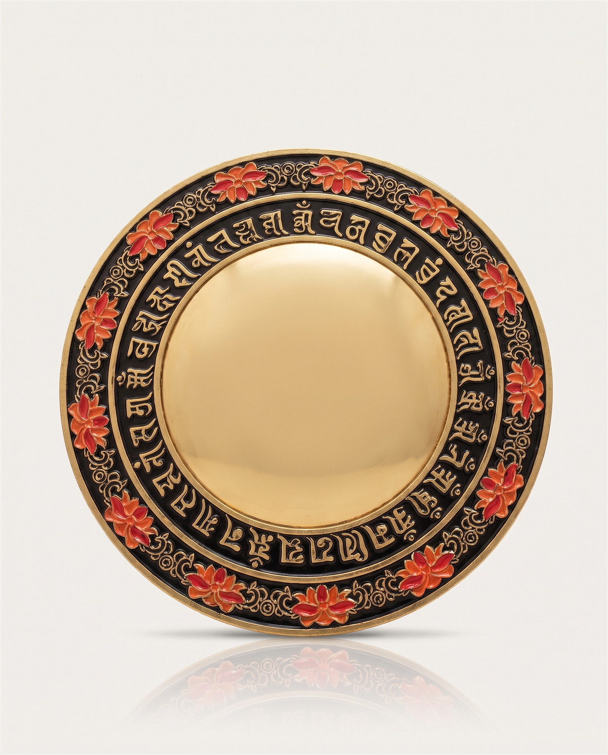 Cundi Bodhisattva Mirror with Stand