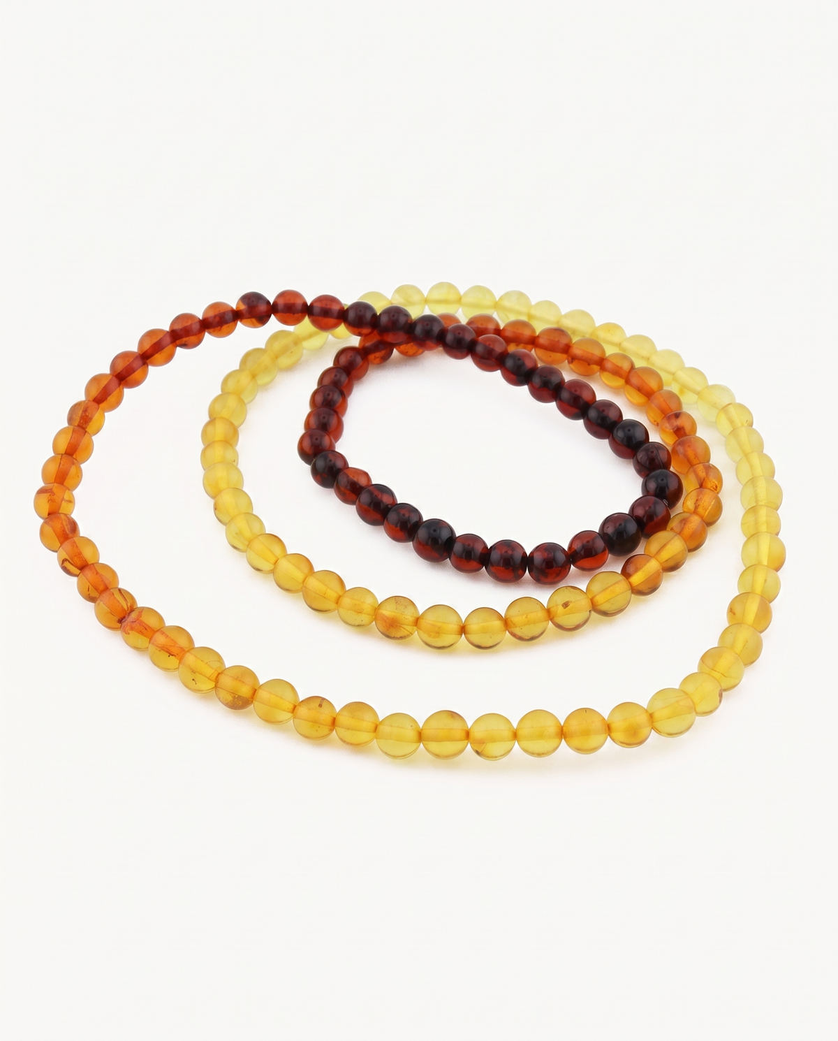 Long Amber Bracelet, alternate view