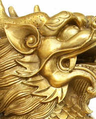 Brass Chi Lin Pair photo 6