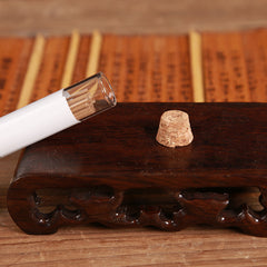 Premium Natural Wood Incense Sticks in Glass Bottle