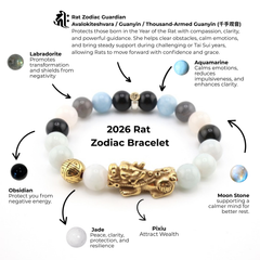 Rat Zodiac Pixiu Bracelet | Steady Path Bracelet