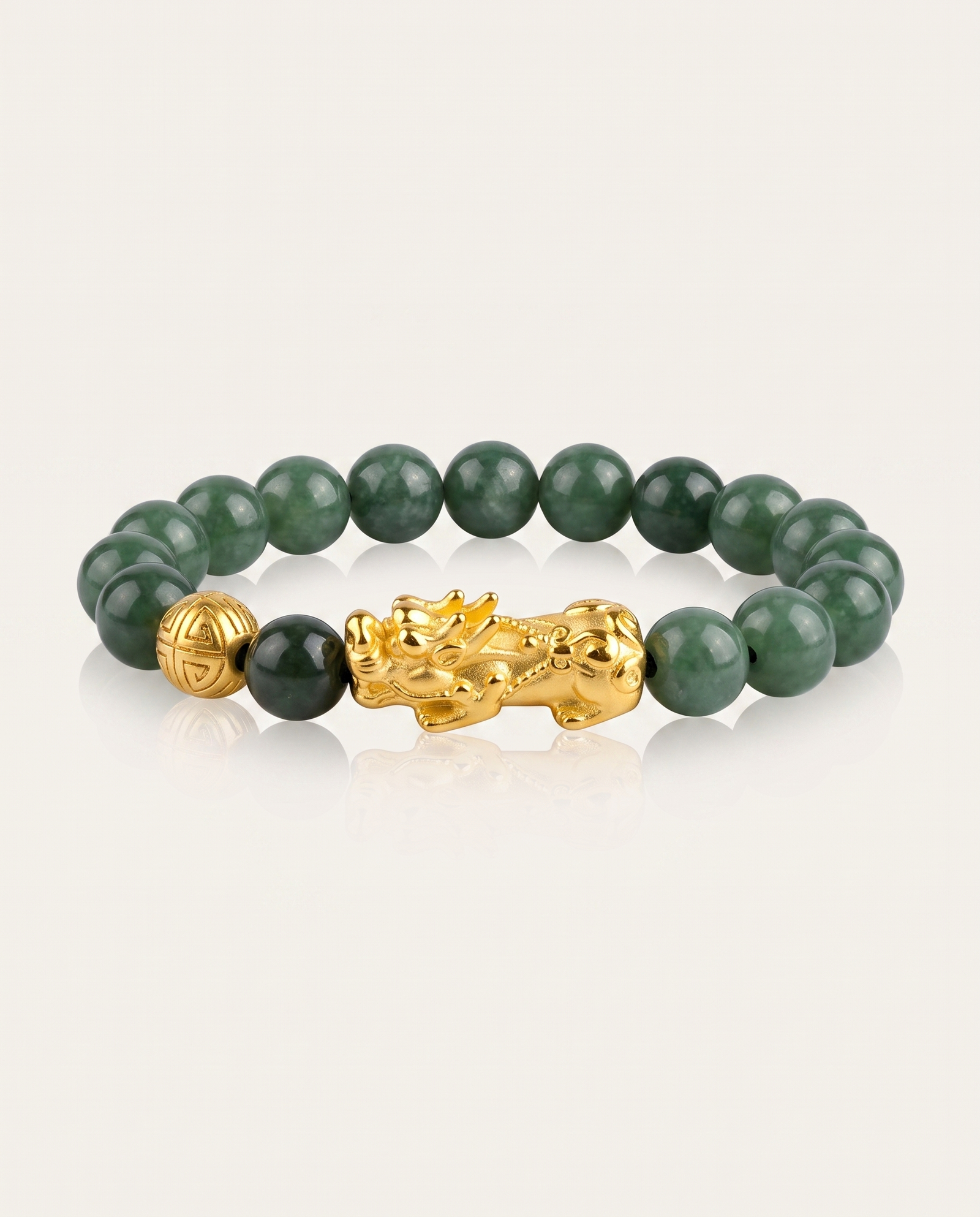 Abundance Charm | Pixiu Dragon Jade Bracelet