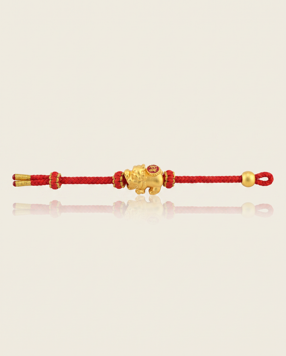 Baby Pixiu Dragon Adjustable Red String Bracelet