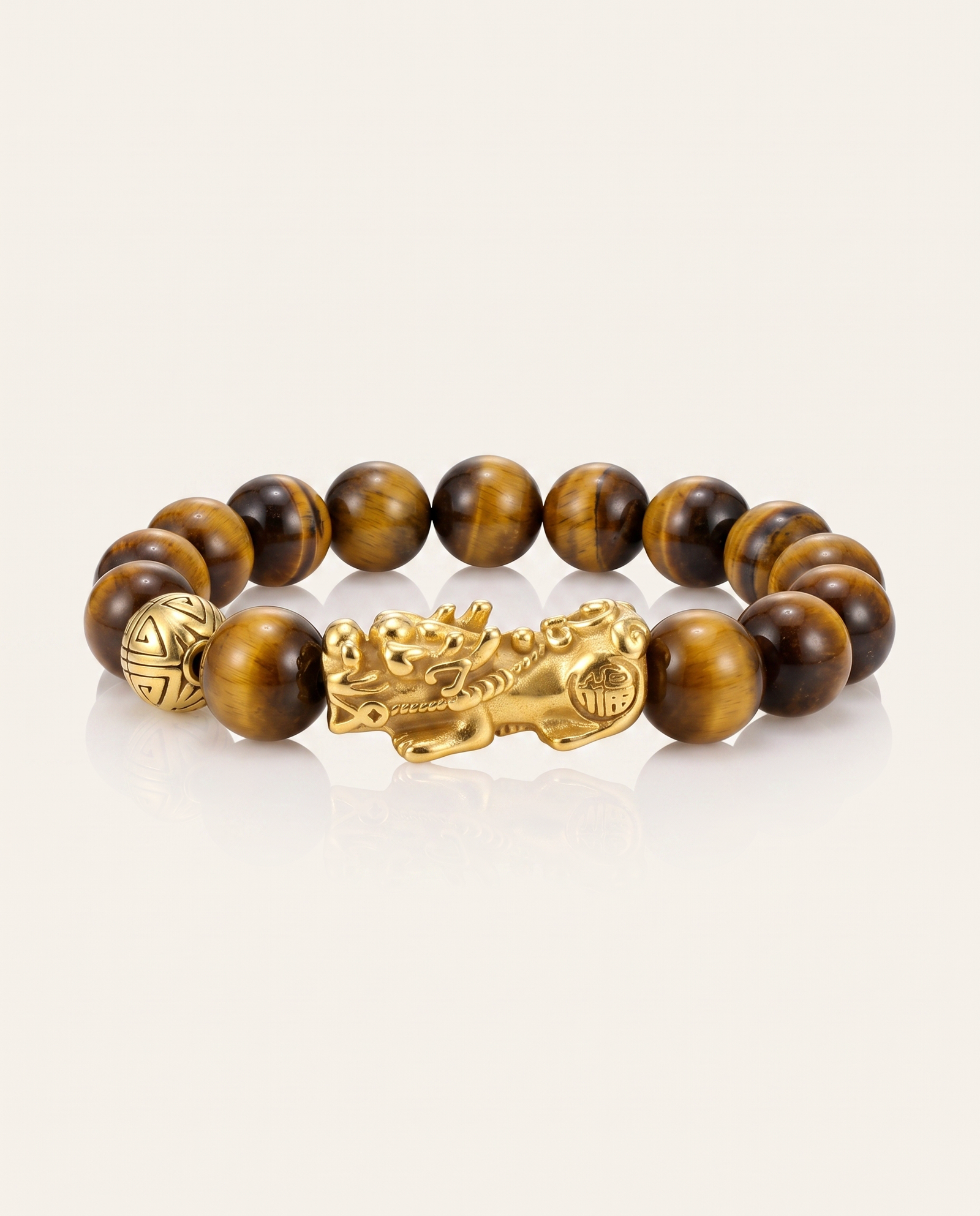 Confidence Charm | Pixiu Dragon Tiger Eye Bracelet