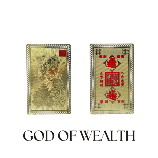 Feng Shui Money God Talisman Card