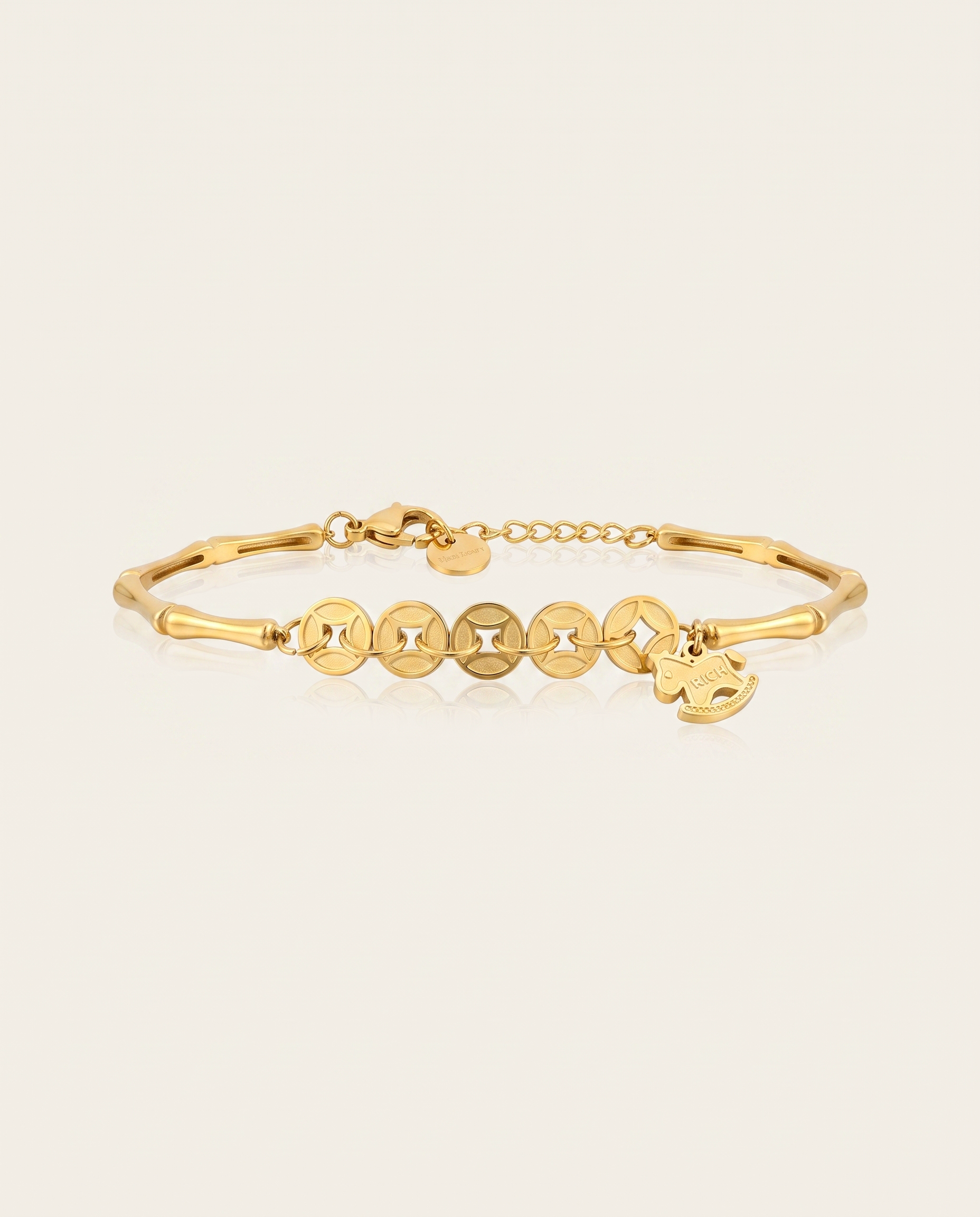 Five Emperor's Coin Bracelet