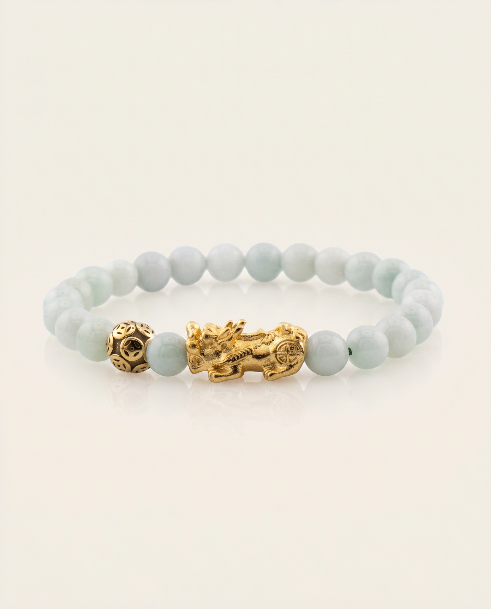 Heaven's Stone | Pixiu Dragon Burma Jade Bracelet