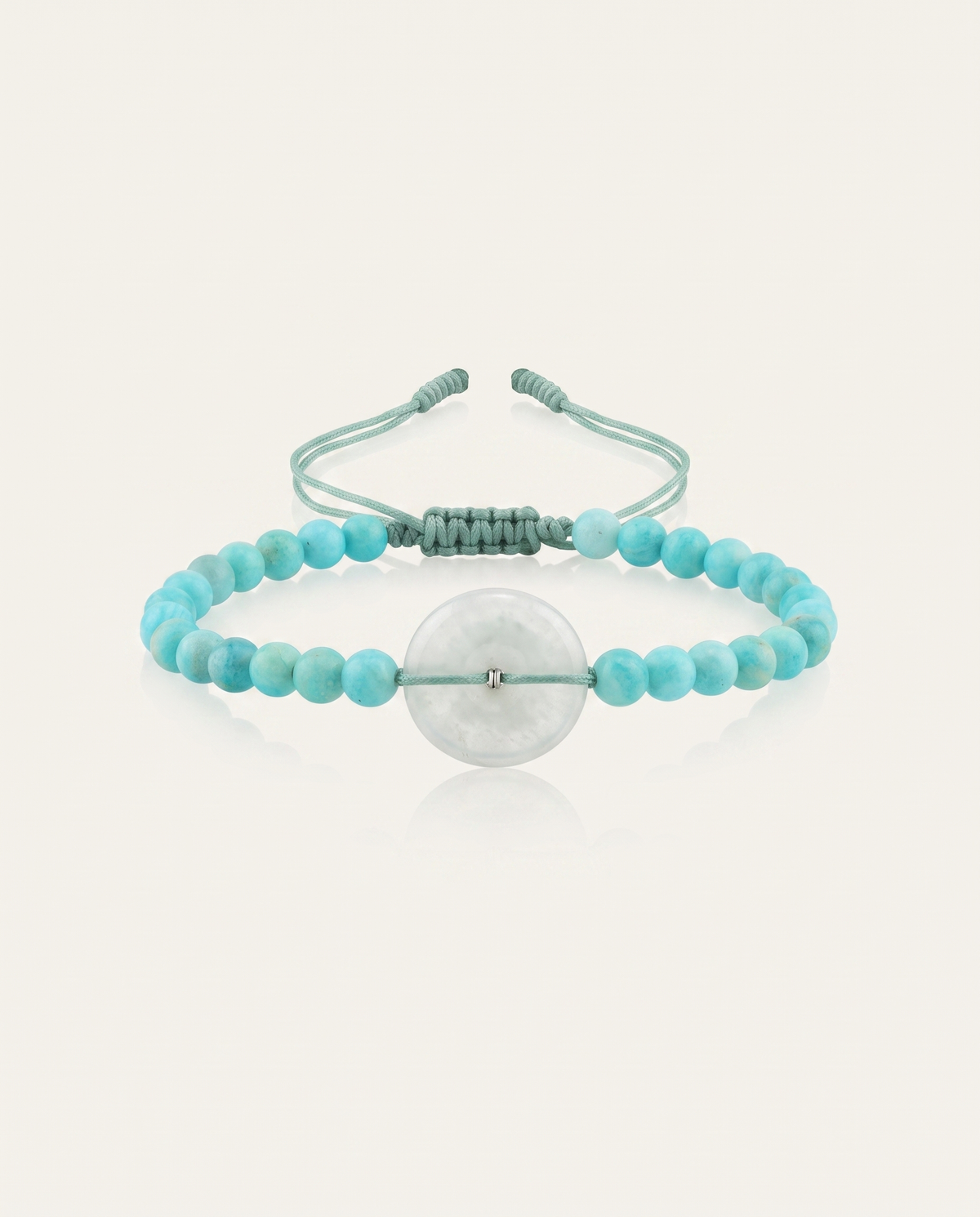 Jade Adjustable Blue String Bracelet