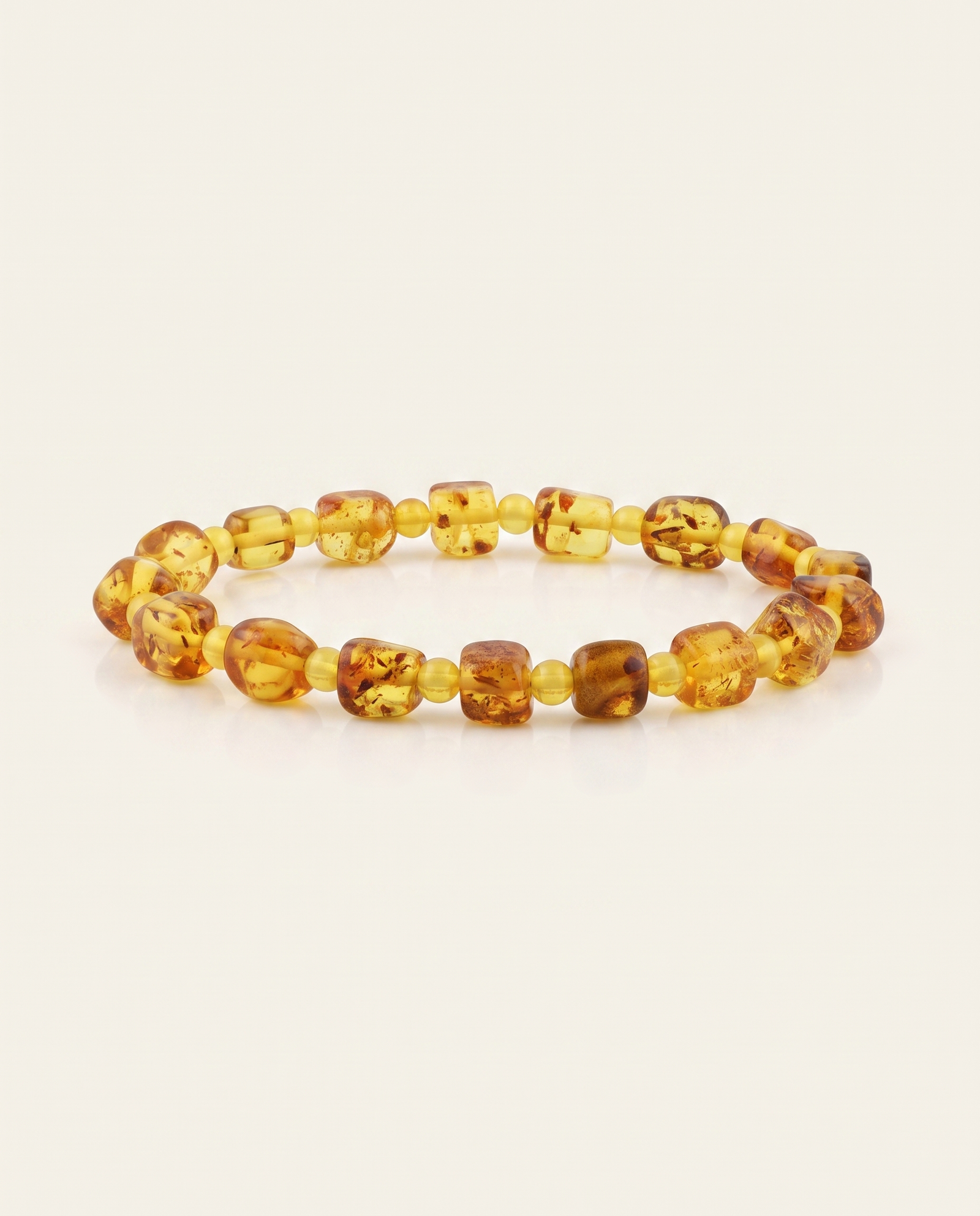 Piebald Amber Bracelet