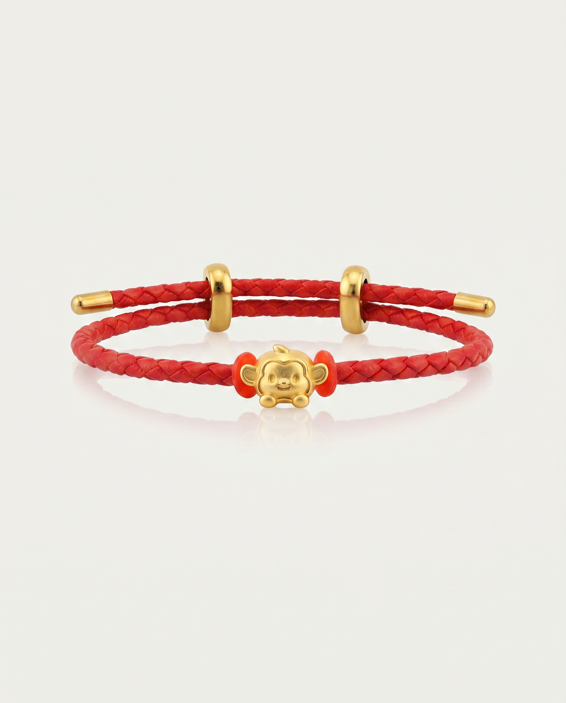 Zodiac Adjustable Red Leather String Bracelet