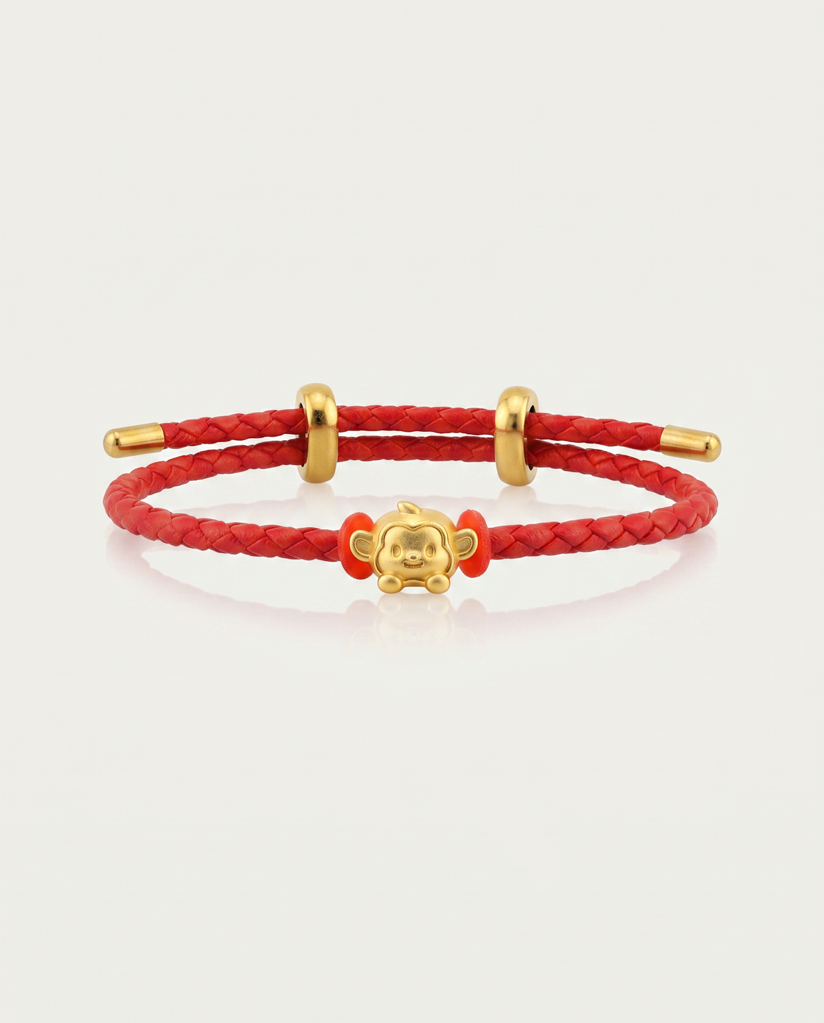 Zodiac Adjustable Red Leather String Bracelet