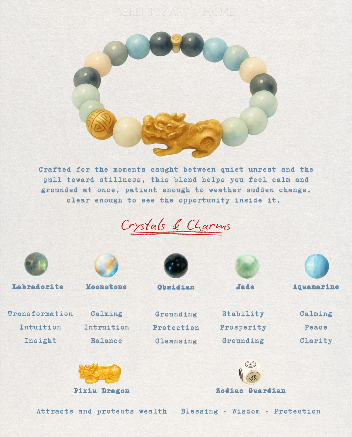 Star River Pixiu Bracelet, side view