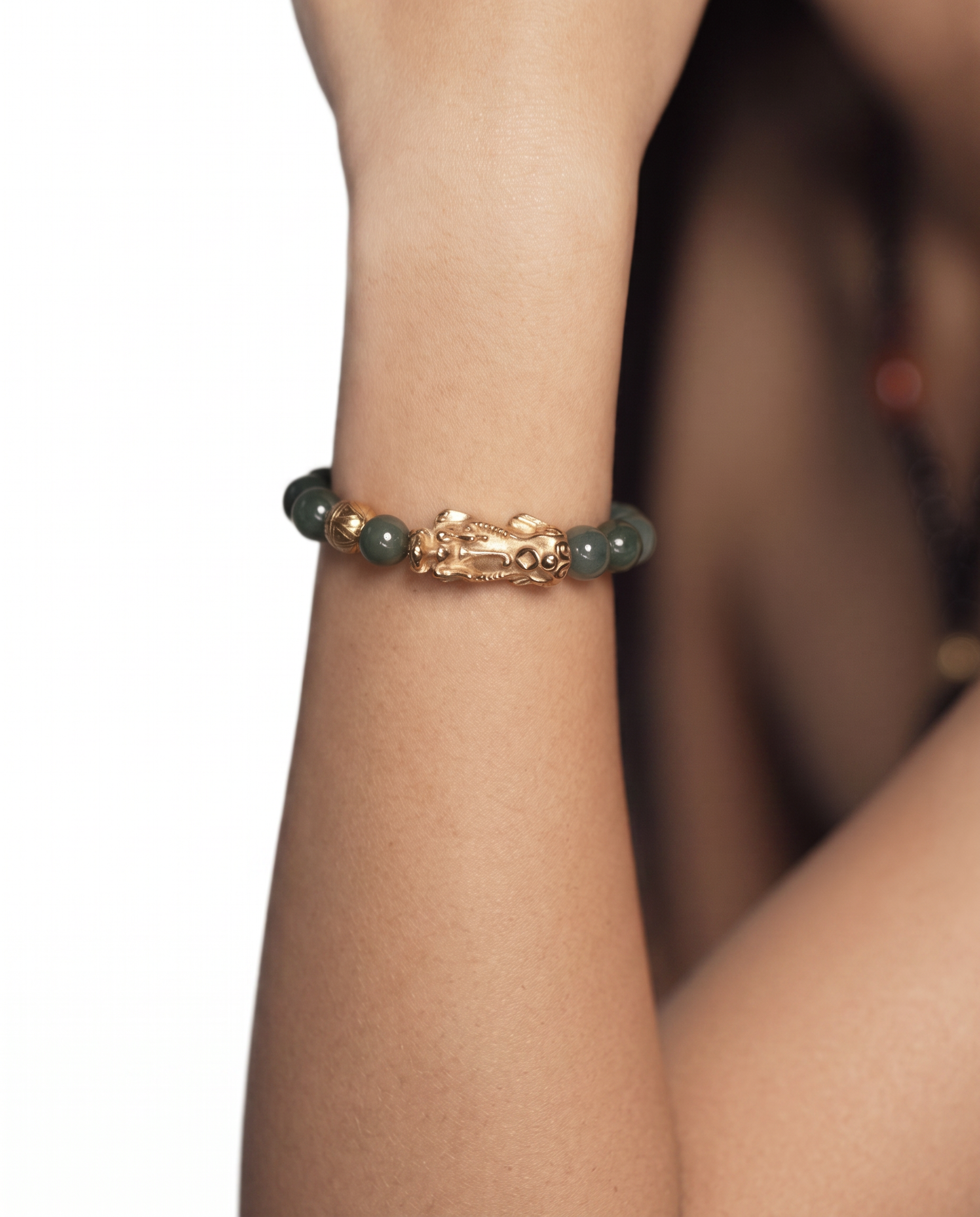 Abundance Charm | Pixiu Dragon Jade Bracelet photo 3