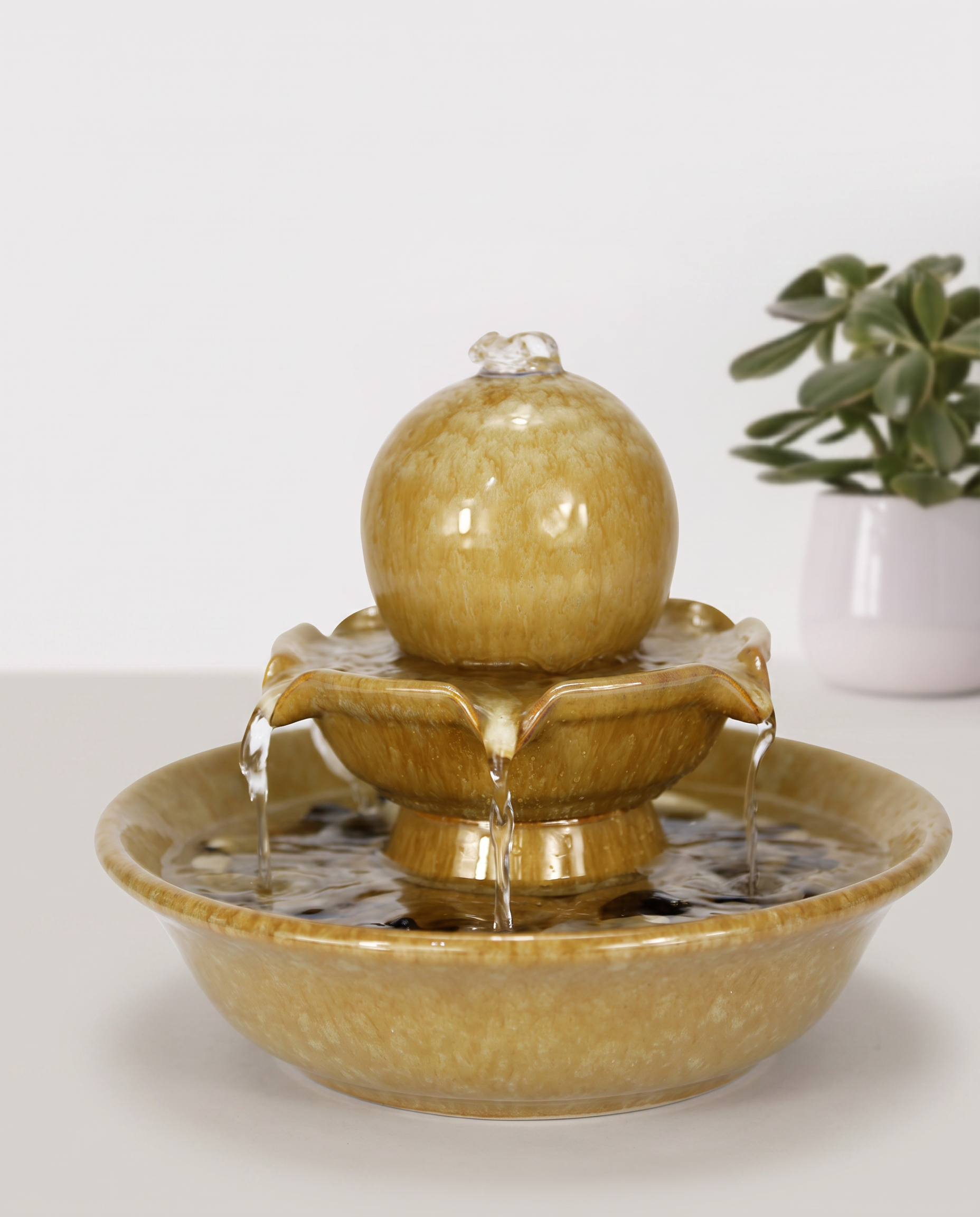 Beige Jade Water Fountain