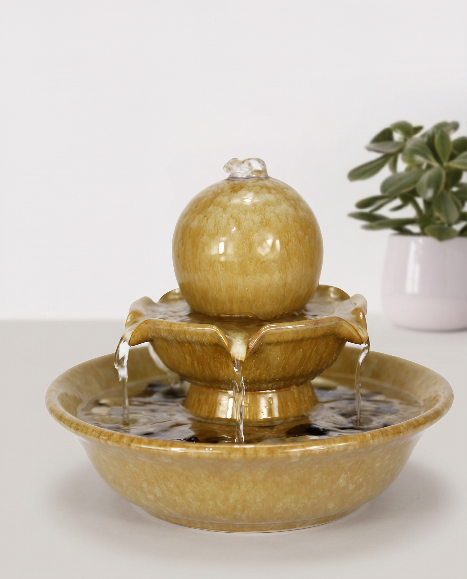 Beige Jade Water Fountain