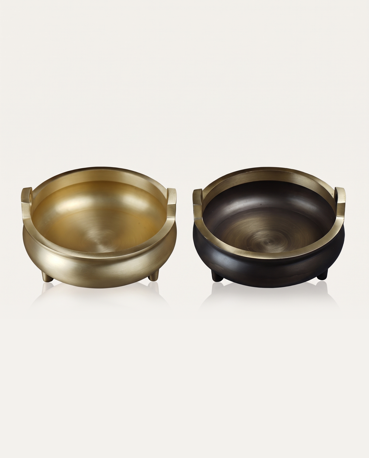 Black Brass Tripod Incense Censer