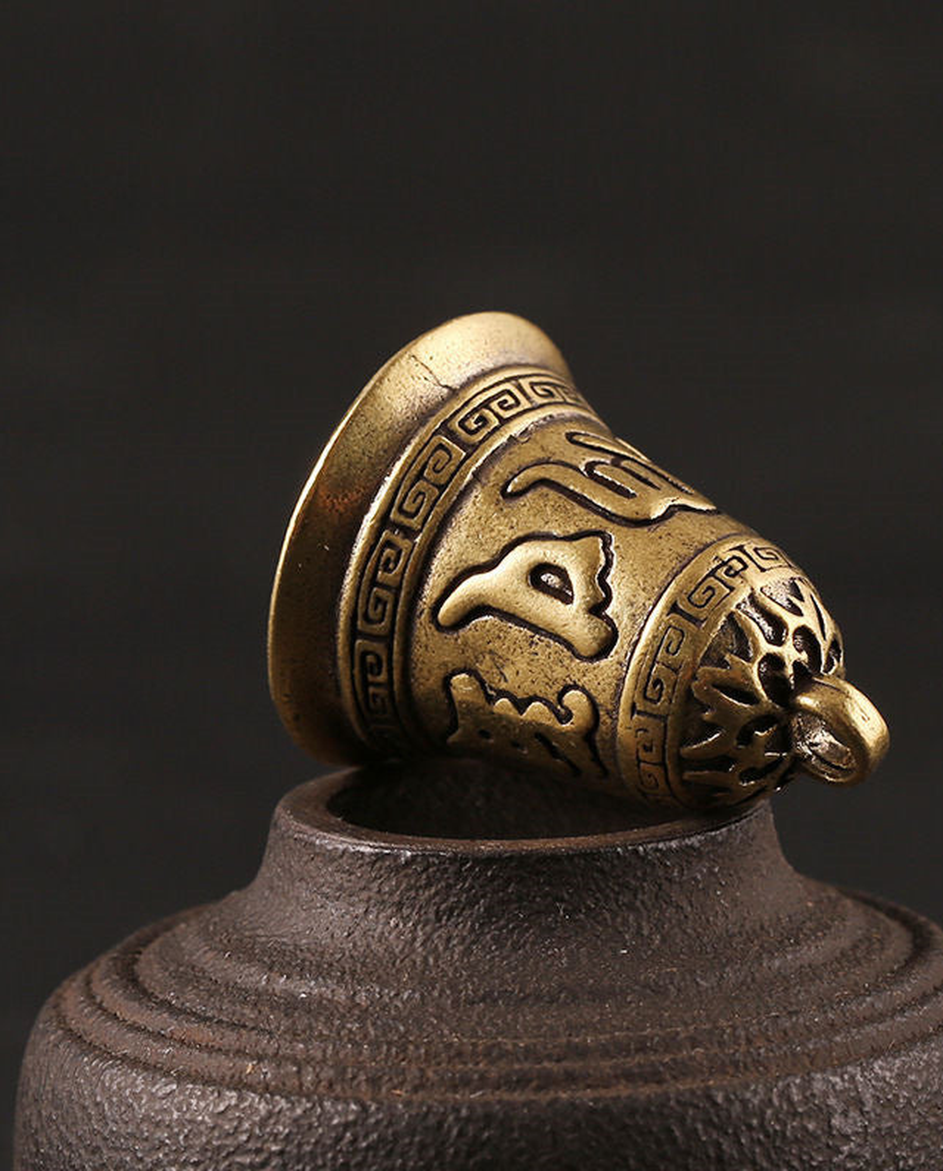 Brass Charm Keyring photo 2