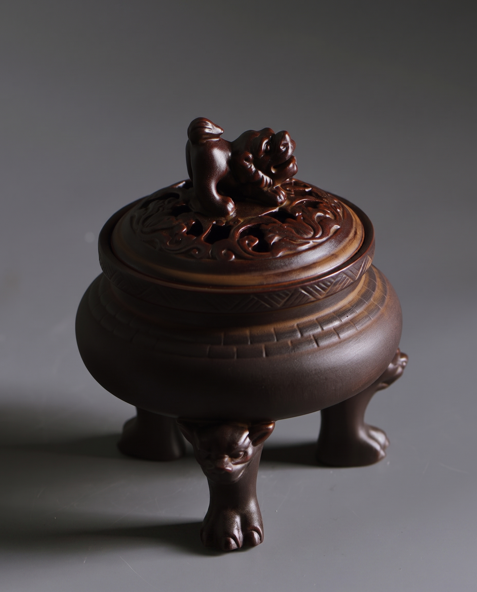 Brown Incense Burner