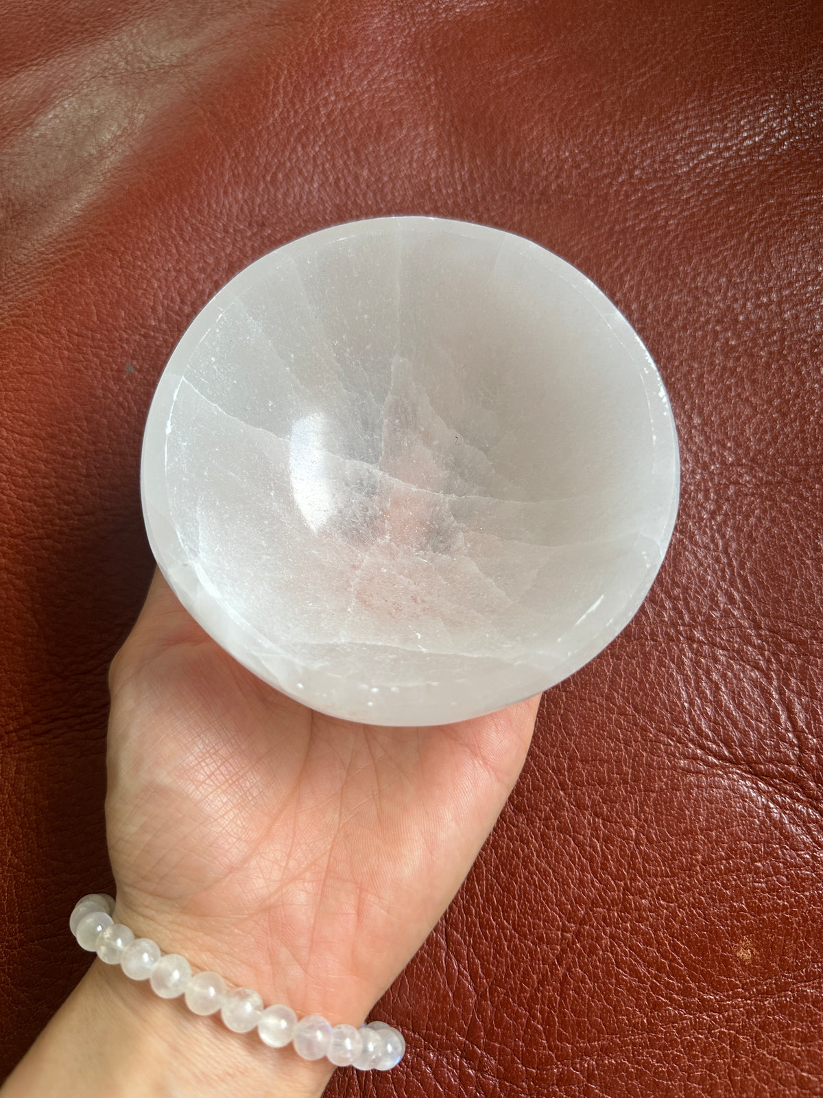 Selenite bowl