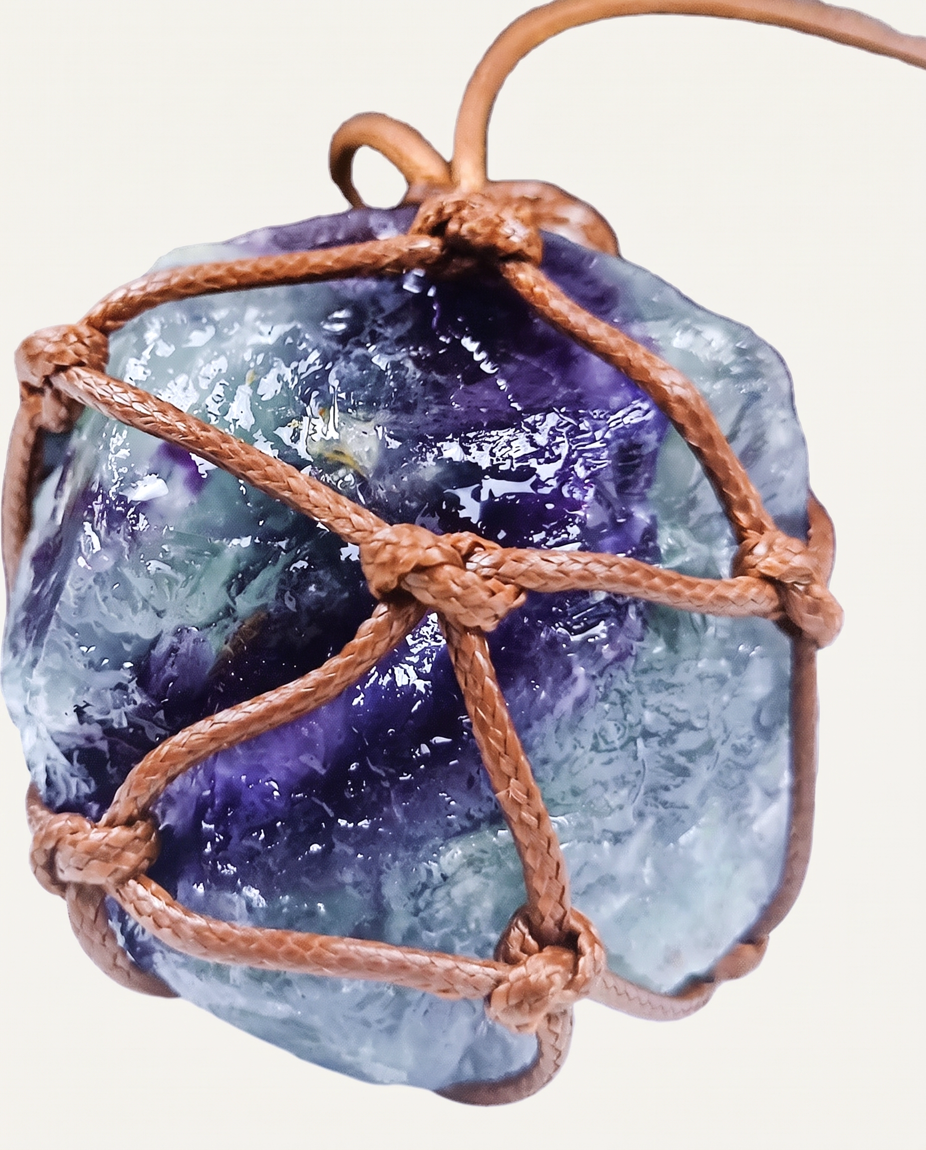 Fluorite Crystal Necklace