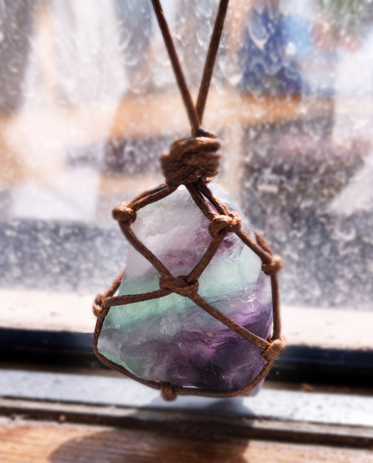 Fluorite Crystal Necklace photo 3