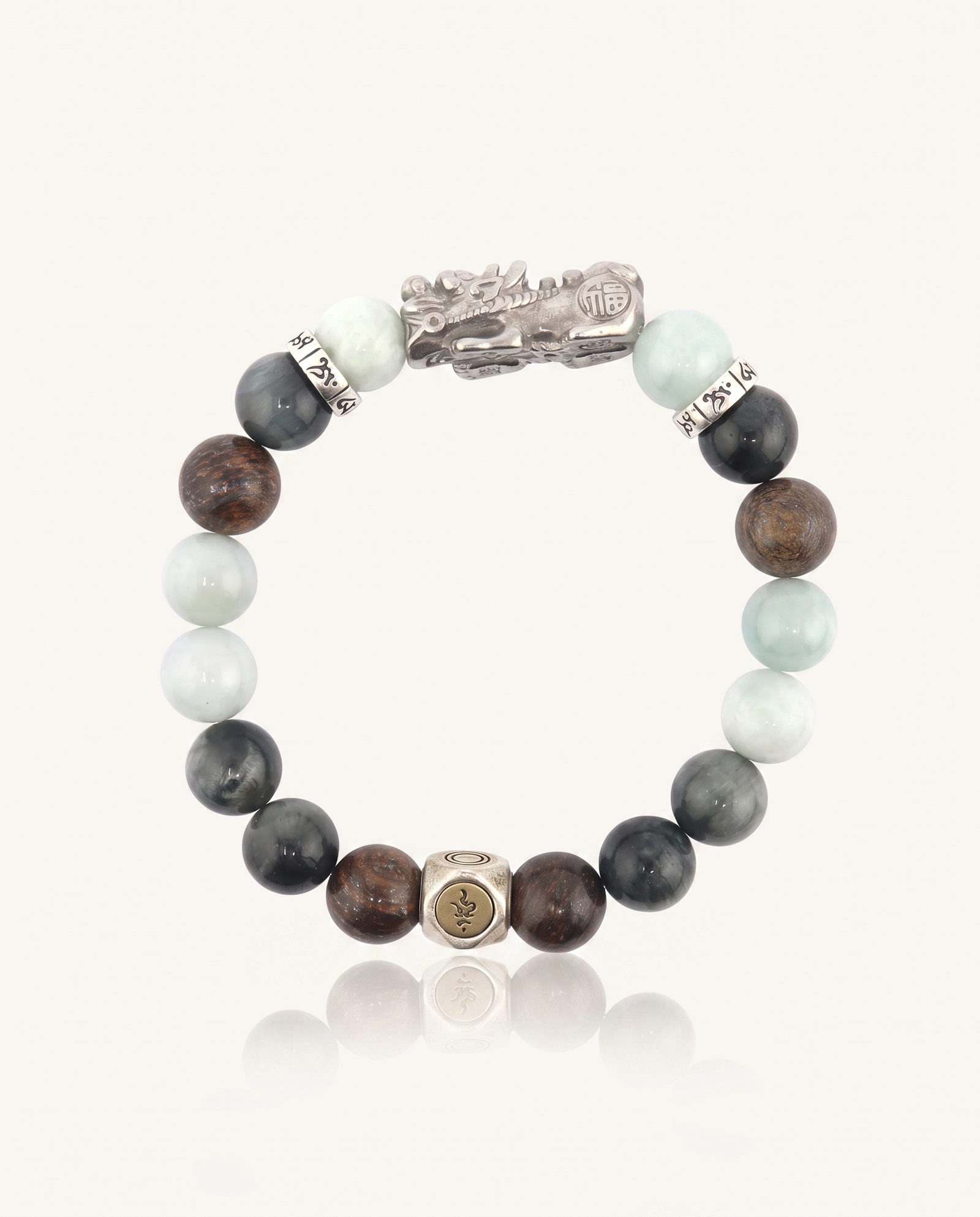 Twin Radiance Pixiu Bracelet, alternate view