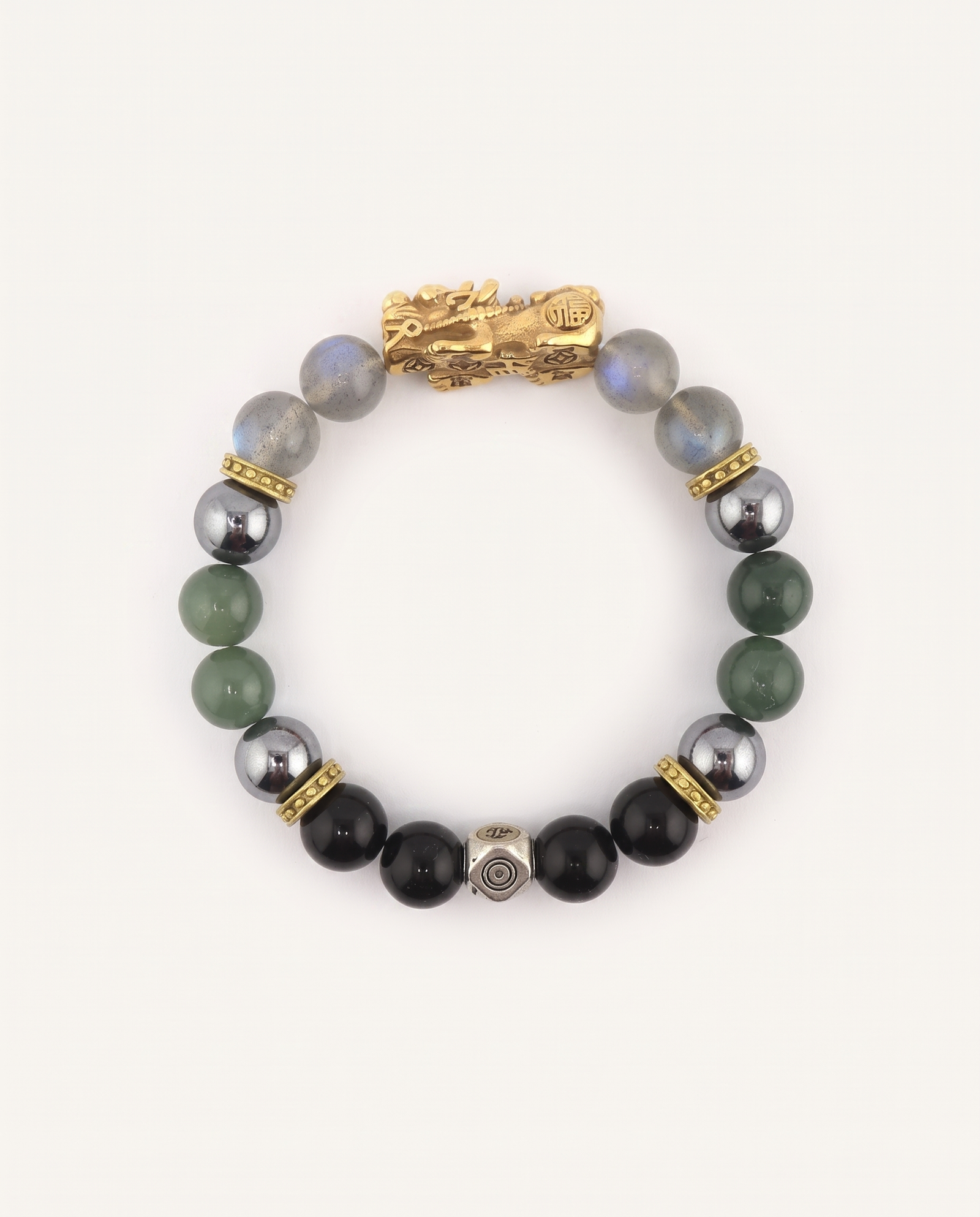Iron Fortune Pixiu Bracelet, alternate view