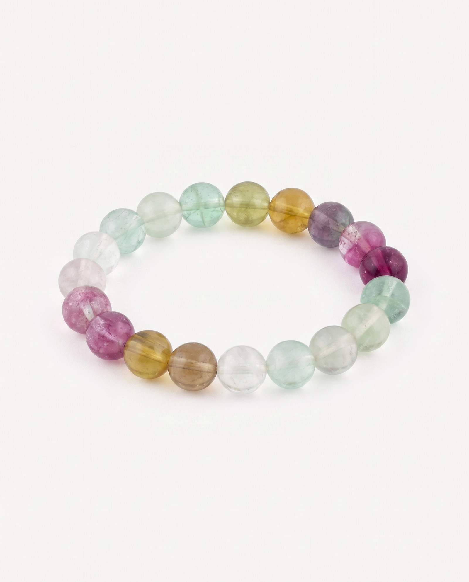 Rainbow Fluorite Bracelet, alternate view