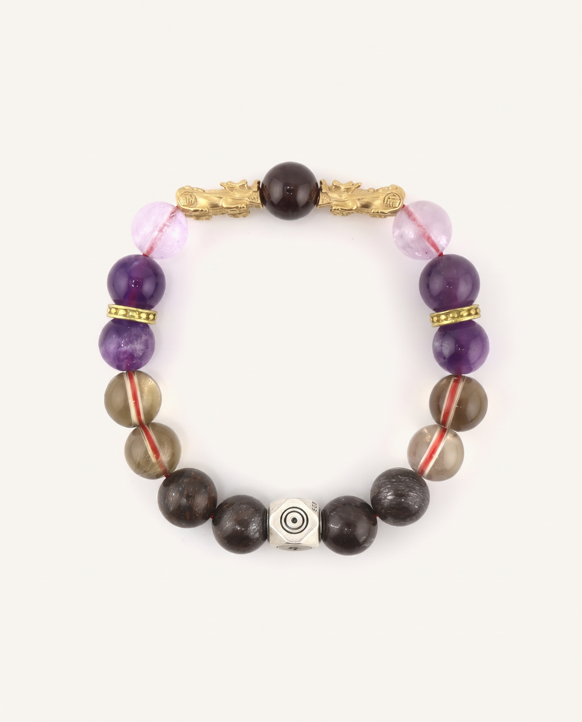 Ember Lotus Pixiu Bracelet, alternate view