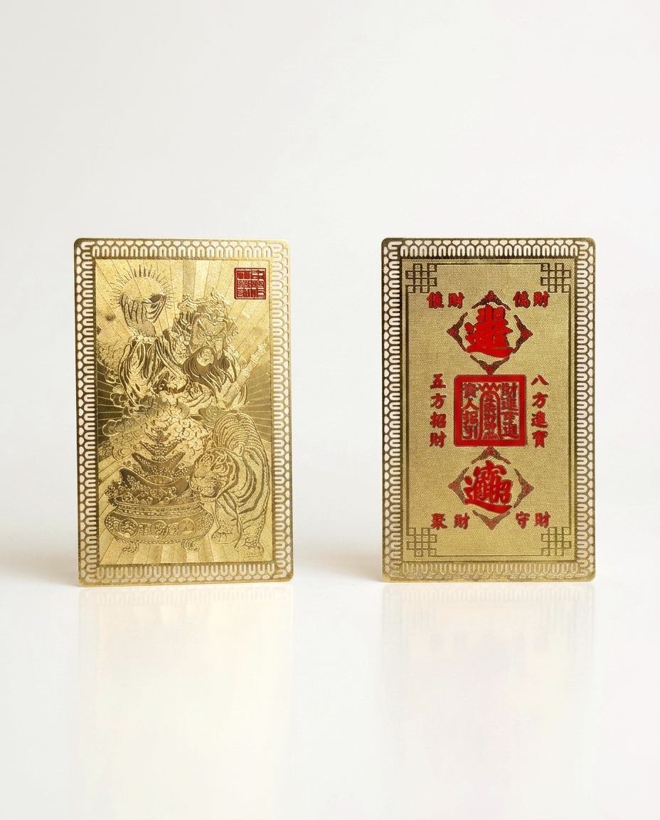 Feng Shui Money God Talisman Card