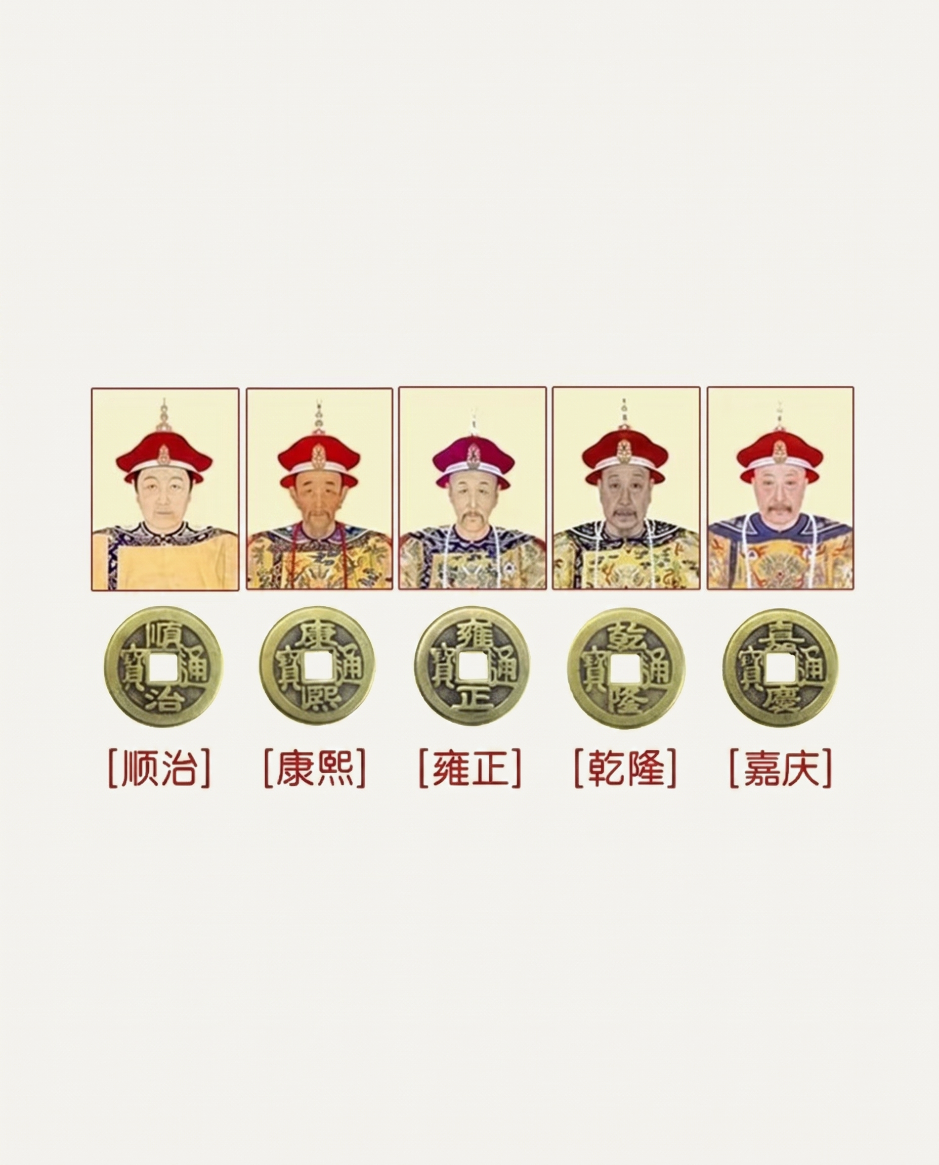Five Emperor Coin Necklace photo 3