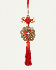 Ten Emperor Coins Charm — Round Wealth Blessing