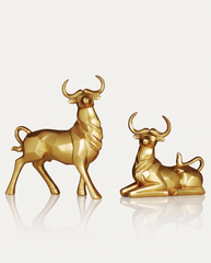 Geometric Ox Figurine
