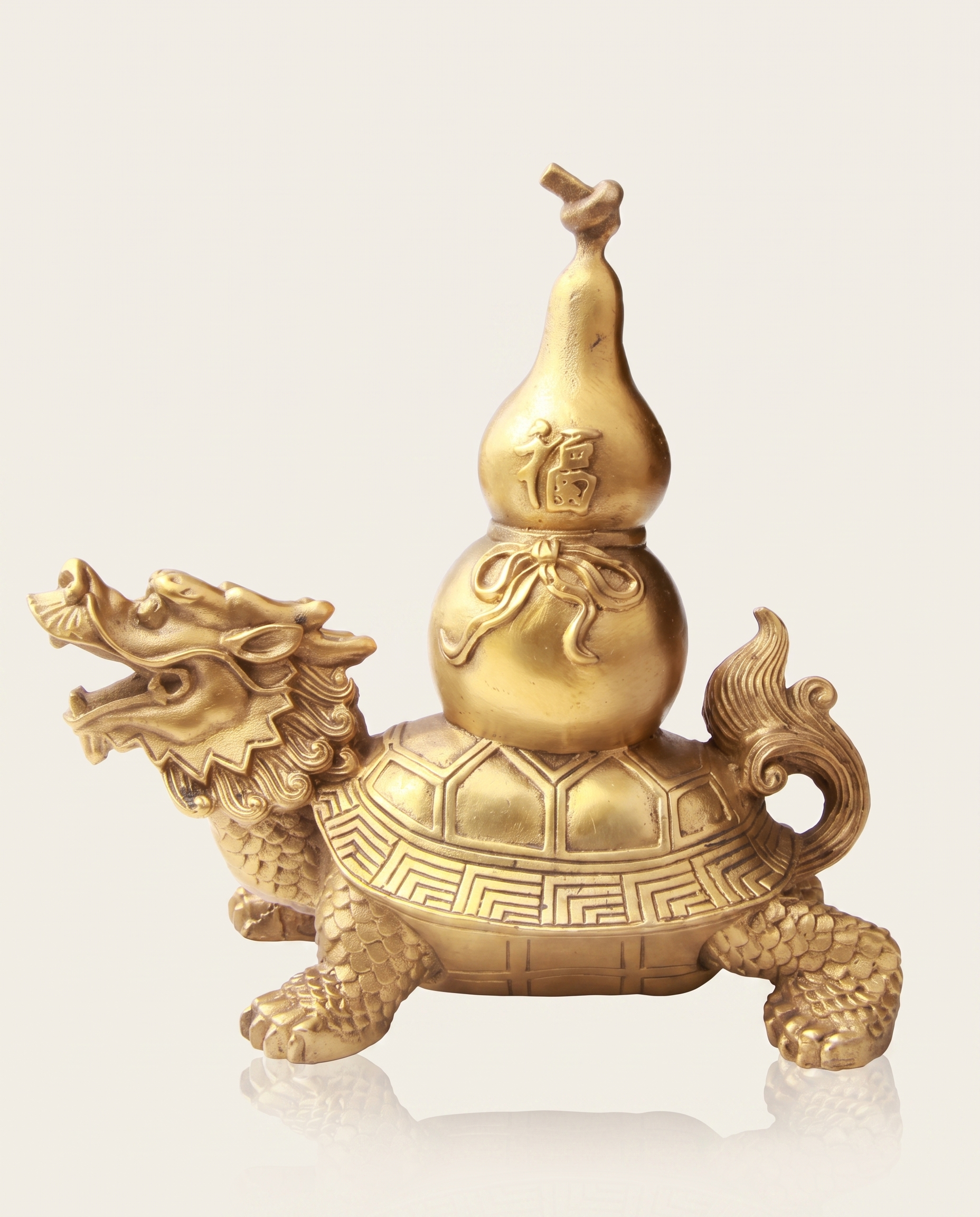 brass dragon turtle with wulou