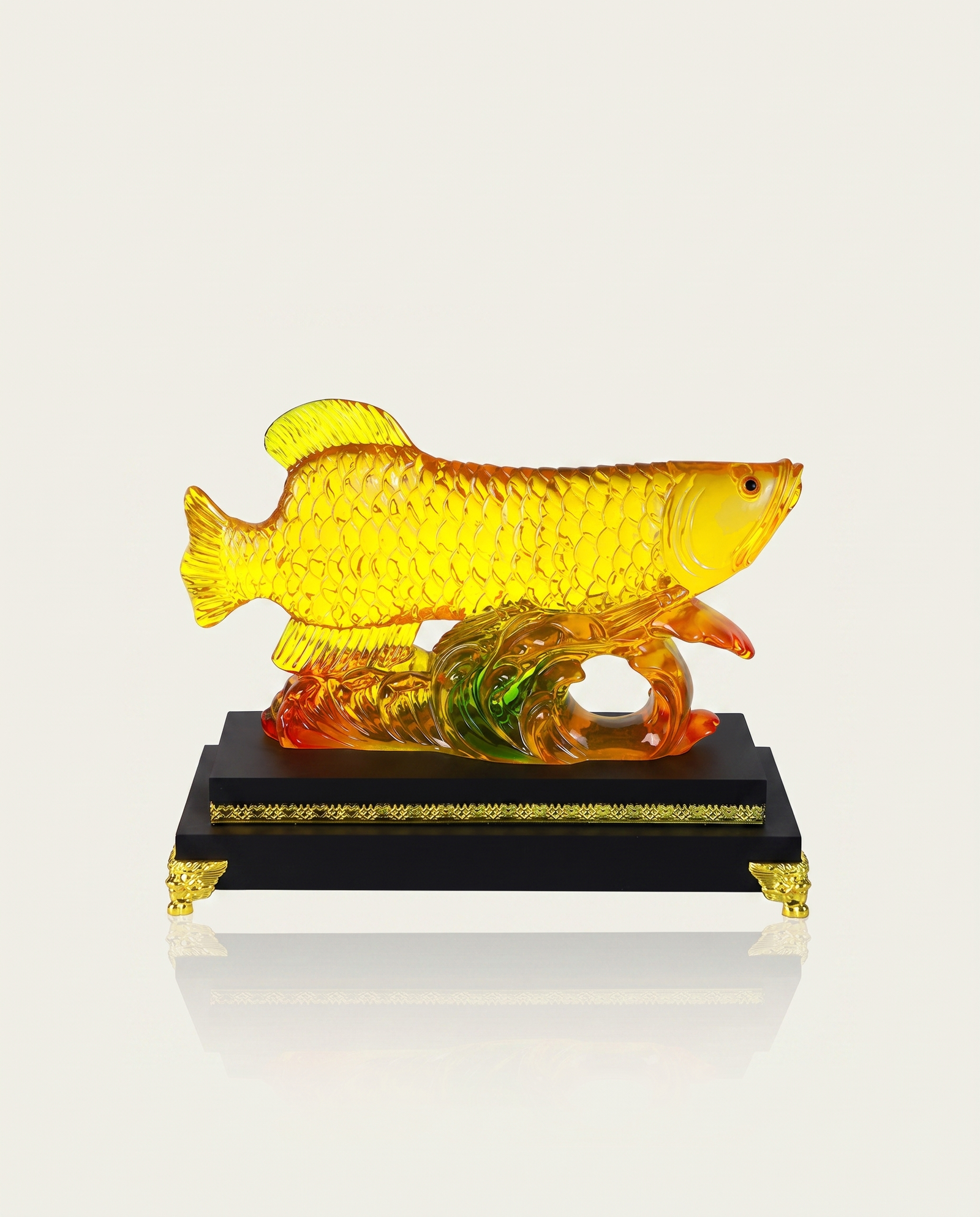 lucky gold fish ornament