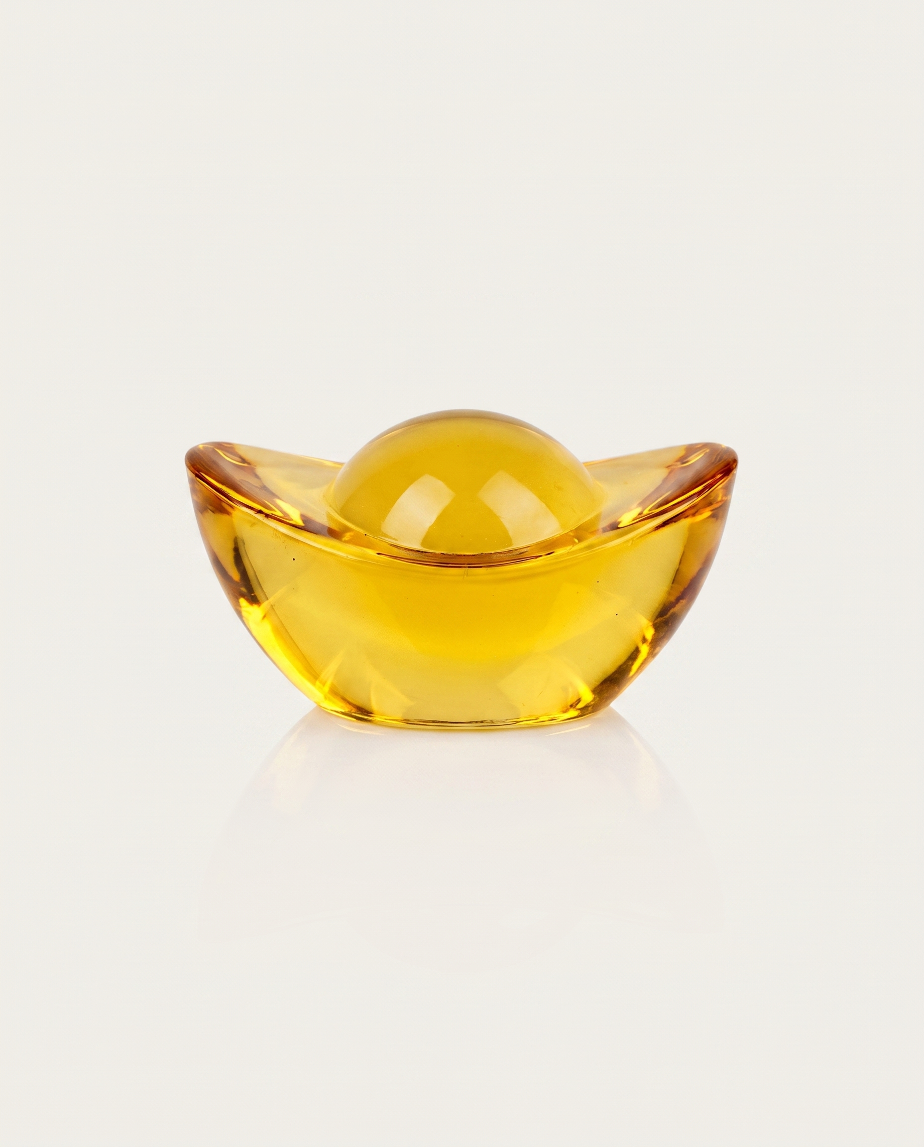 glass golden ingots