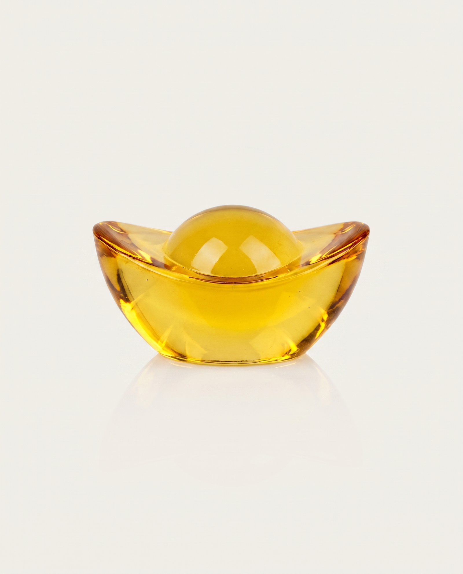 glass golden ingots