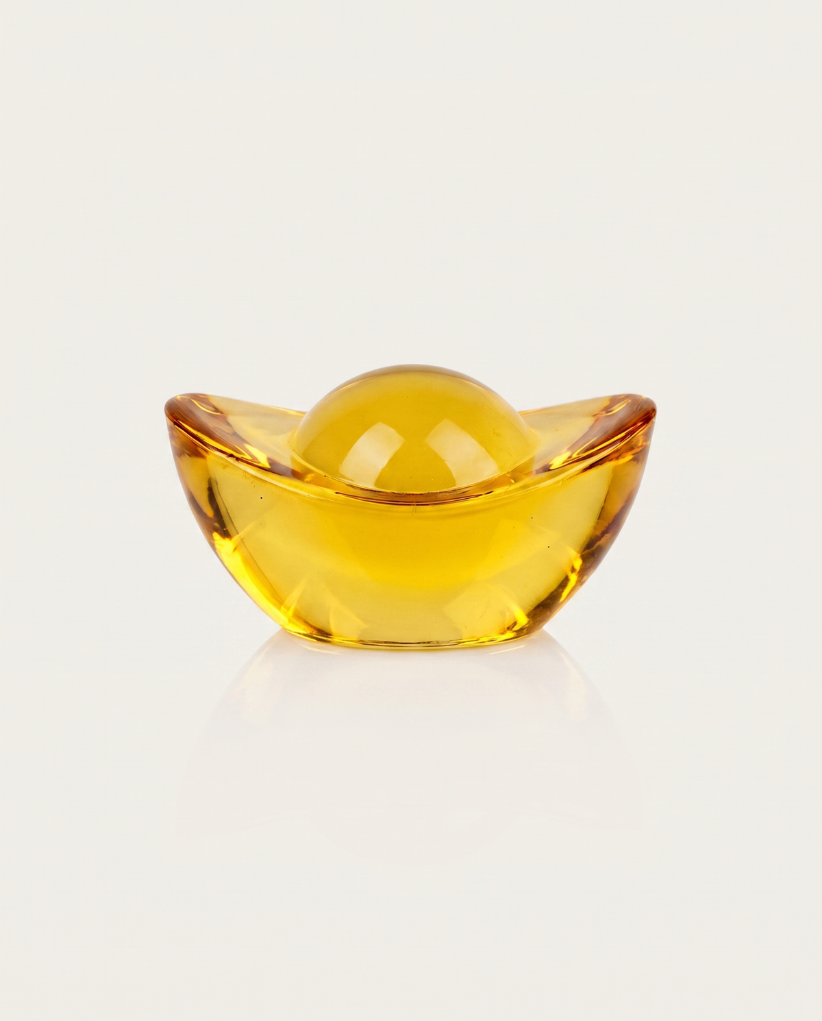 glass golden ingots