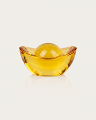 glass golden ingots