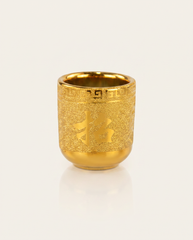 gold buddist ceremic glass