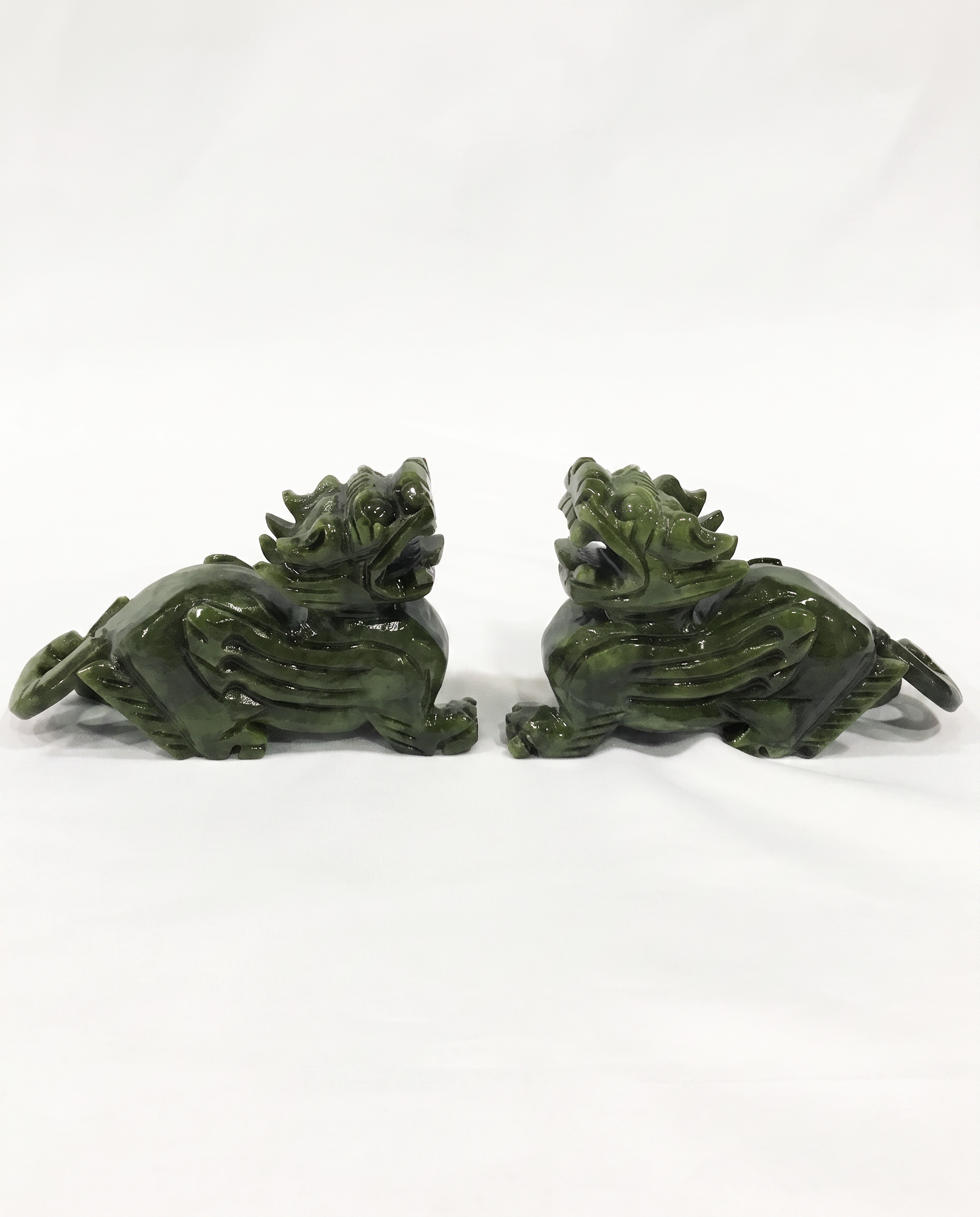 Green Jade Pixiu Pair photo 4