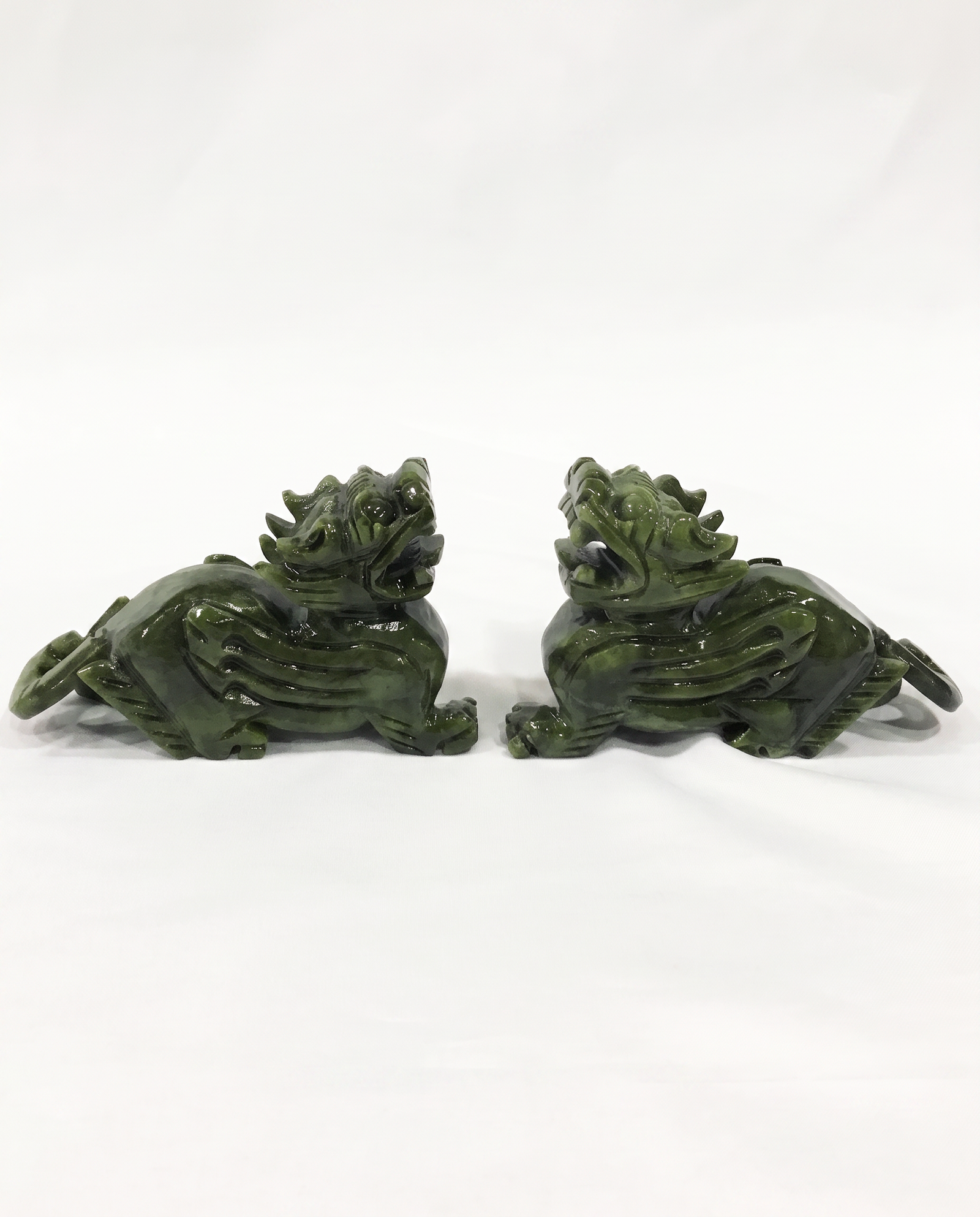 Green Jade Pixiu Pair photo 4